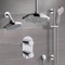 Dual Shower Head Shower System with Handheld